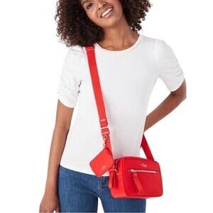 New! Kate Spade Currant Jam Chelsea Camera Crossbody Bag